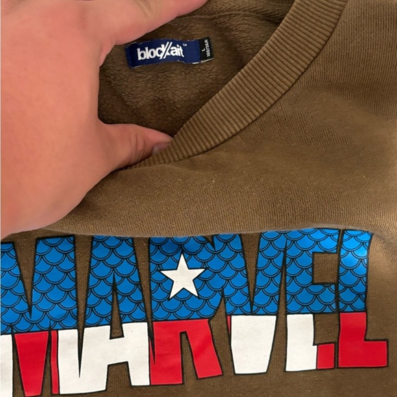 Blockait Marvel Captain America Sweater NWOT Hongkong Edition - Picture 3 of 3